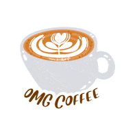 Omg Coffee Sticker by Decal Bar