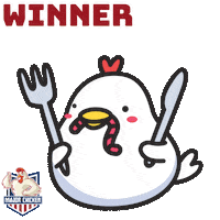MajorChickenOfficial chicken fried chicken winner winner chicken dinner majorchicken Sticker