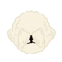 Puppy Poodle Sticker by Ann of Facedit