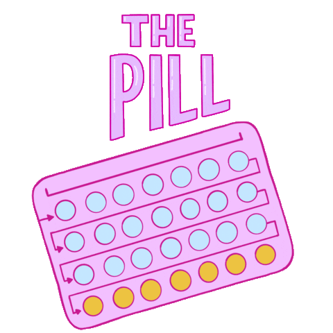 Birth Control Pills Sticker by Bedsider
