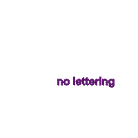 Lettering Sticker