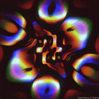 symmetryinchaos blender3d #dispersion #wave #op #art #organic GIF