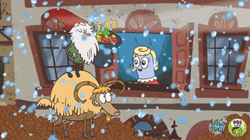 happy merry christmas GIF by PBS KIDS