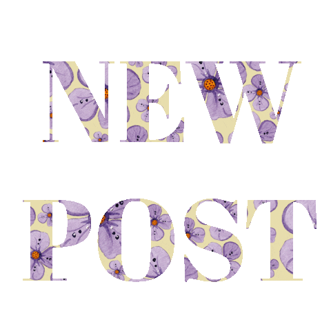 New Post Flores Sticker