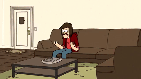 stoned regular show GIF
