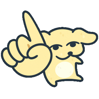 Dog Finger Sticker