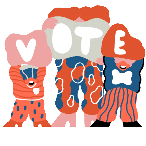 Election Day Dancing Sticker by imrobinthisjoint