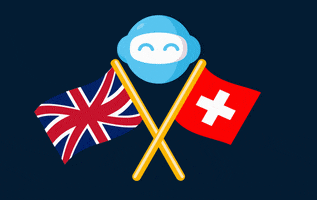 ibani-official robot flag uk england GIF