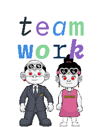 Working Together We Got This Sticker by Zhot