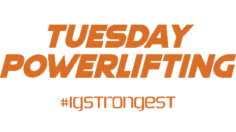 Gym Tuesday Sticker by igssport