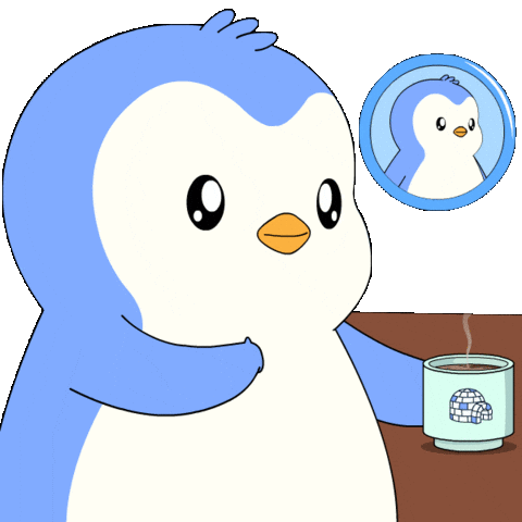 Coffee Yes GIF by Pudgy Penguins