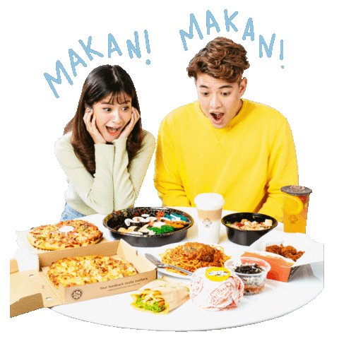 Hungry Food Sticker by Lyfe Technology