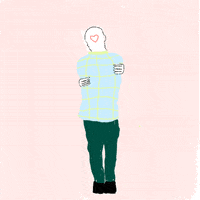 darjalewinchalem love animation illustration hugs GIF