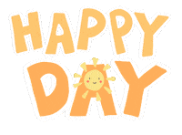 Happy Day Sticker