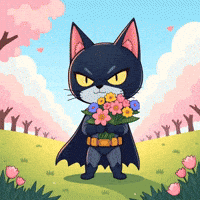 Cat Flowers GIF by CATBAT