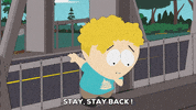 butters stotch jump GIF by South Park 