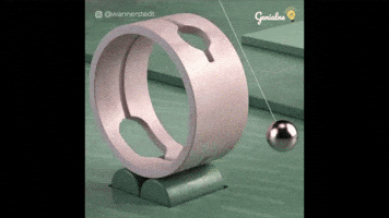 pendulum satisfying GIF