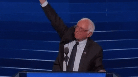Waving Bernie Sanders GIF by Election 2016