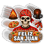 San Juan Halloween Sticker