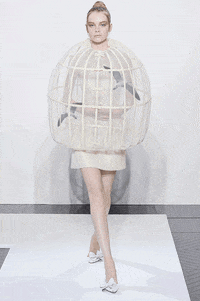 Flying Valentino Couture GIF by fashgif