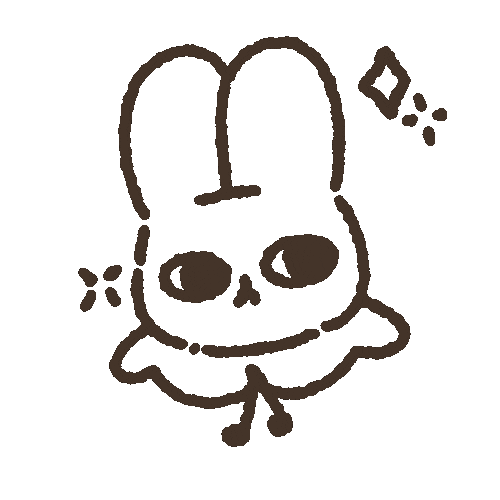 Art Bunny Sticker by moonie coco