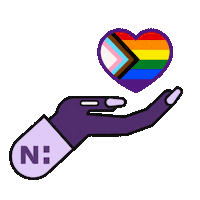 Pride Sticker by Novant Health