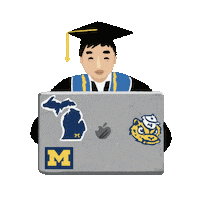 Go Blue U Of M Sticker by University of Michigan