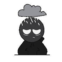 Sad Cry Sticker