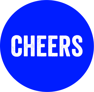 Cheers Toast Sticker by CoolBest