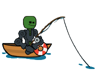 Chill Waiting Sticker by StikBot