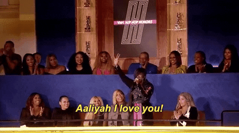 Aaliyah I Love You Missy Elliot GIF by VH1 Hip Hop Honors