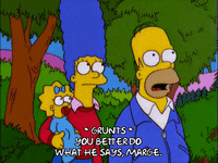 homer simpson woods GIF