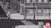 dannygo_official running black and white walking disco GIF