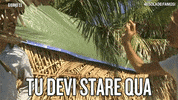 tu devi stare qua eva grimaldi GIF by Isola dei Famosi