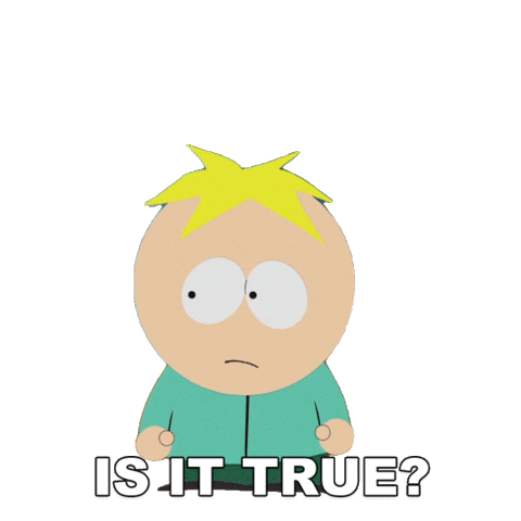 Is It True Butters Stotch Sticker by South Park