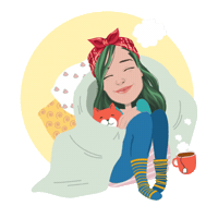 Sleepy Emotion Sticker by Elena