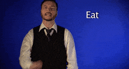eat sign language GIF by Sign with Robert