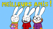 Bff Amour GIF by Simon Super Rabbit