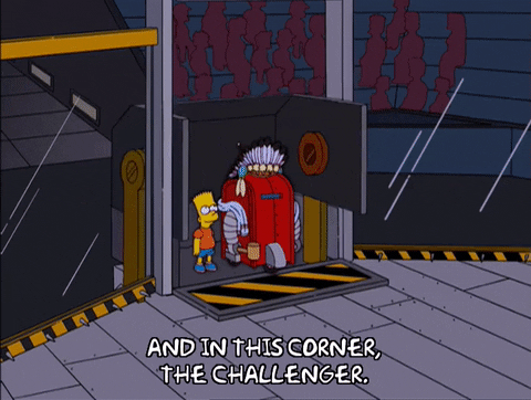 bart simpson corner GIF