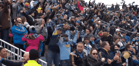 fans cheering GIF by Philadelphia Union