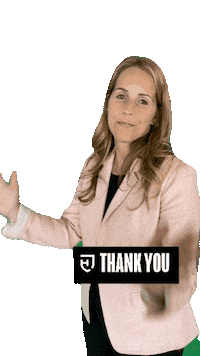 Thanks Thank You Sticker by Justice HQ