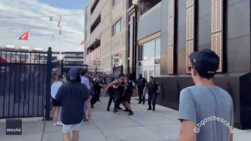 Climate Protesters Arrested at Congressional Baseball Game in DC
