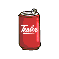 logo soda Sticker by TEALER