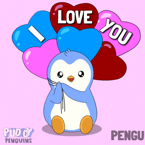 I Love You Very Much GIF by Pudgy Penguins