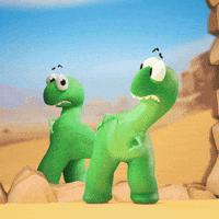 Booty Overthinking GIF by Claynosaurz
