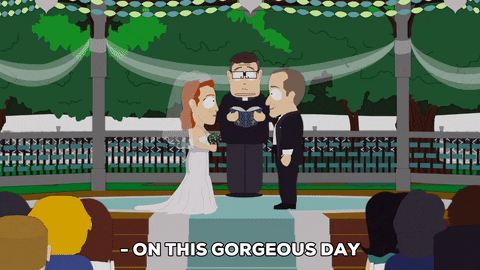 wedding bride GIF by South Park 