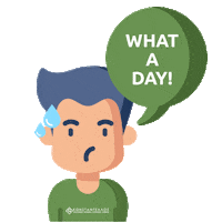 kontantellos angry day fustrated konstantellos Sticker