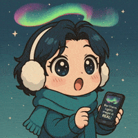 Night Sky Aurora GIF by Persona