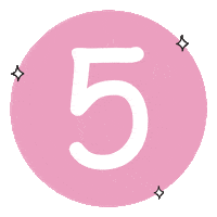 Number Sticker by mimosdenos