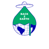 Back To Earth Space Sticker by XLOVCLO